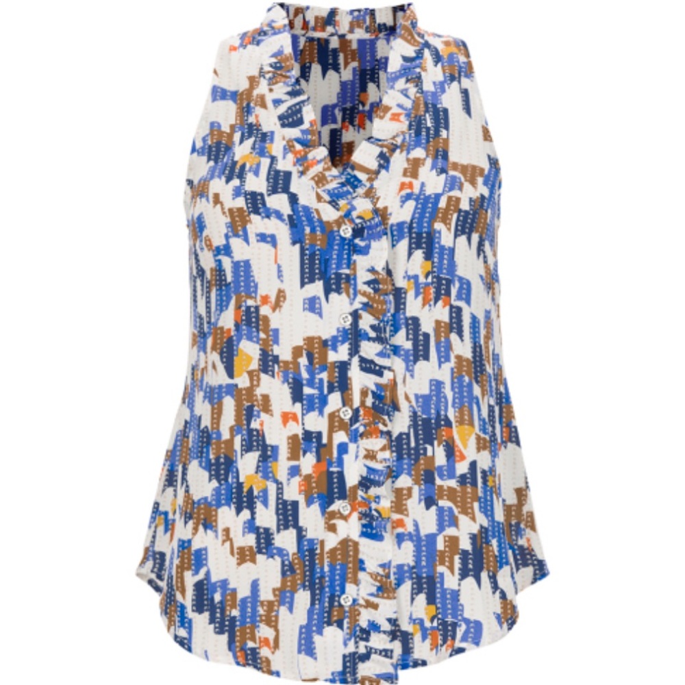 CAbi - Jigsaw Top (6106) NWOT